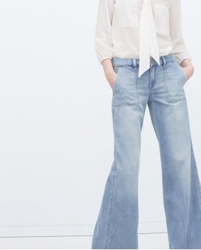 Square pocket jeans